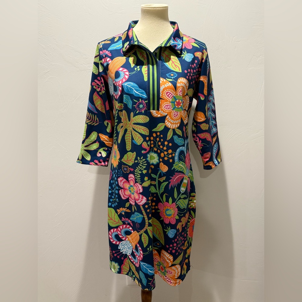 Gretchen Scott Designs Striped Multicolor Dress